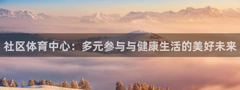 社区体育中心：多元参与与健康生活的美好未来